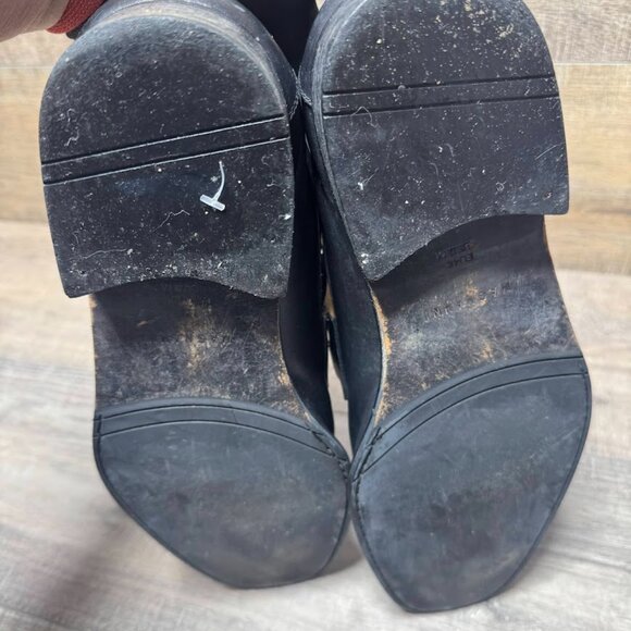 Magnanni Black Leather Loafers Men's Size 12 - Picture 4 of 7